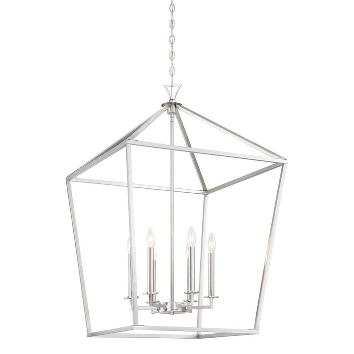 Savoy House - 3-422-6-SN - Six Light Pendant - Townsend - Satin Nickel