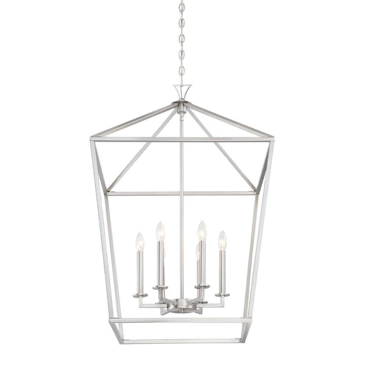 Savoy House - 3-422-6-SN - Six Light Pendant - Townsend - Satin Nickel