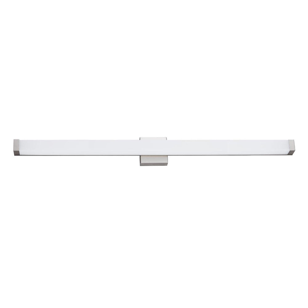 Justice Designs - ACR-9007-OPAL-NCKL - LED Linear Wall/Bath - Acryluxe - Brushed Nickel