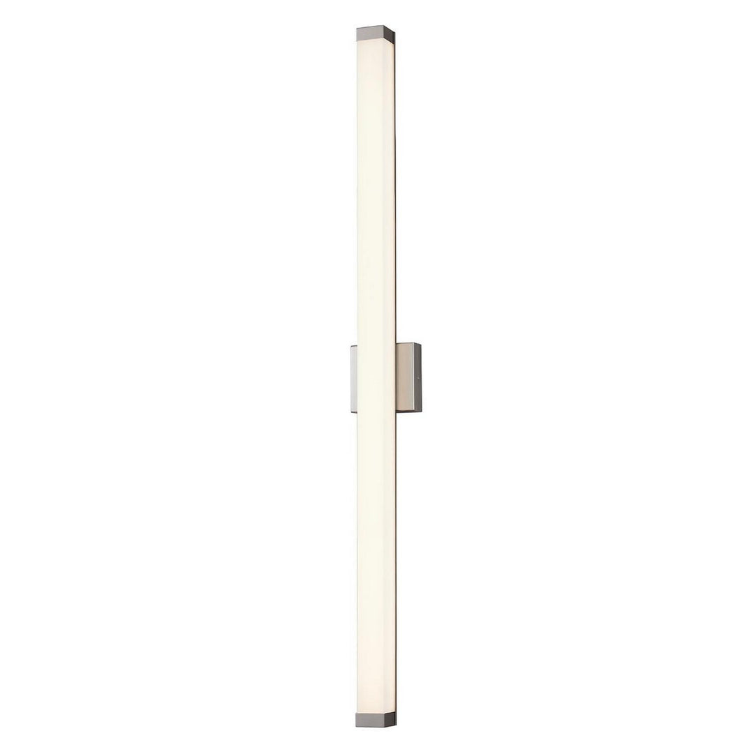 Justice Designs - ACR-9007-OPAL-NCKL - LED Linear Wall/Bath - Acryluxe - Brushed Nickel