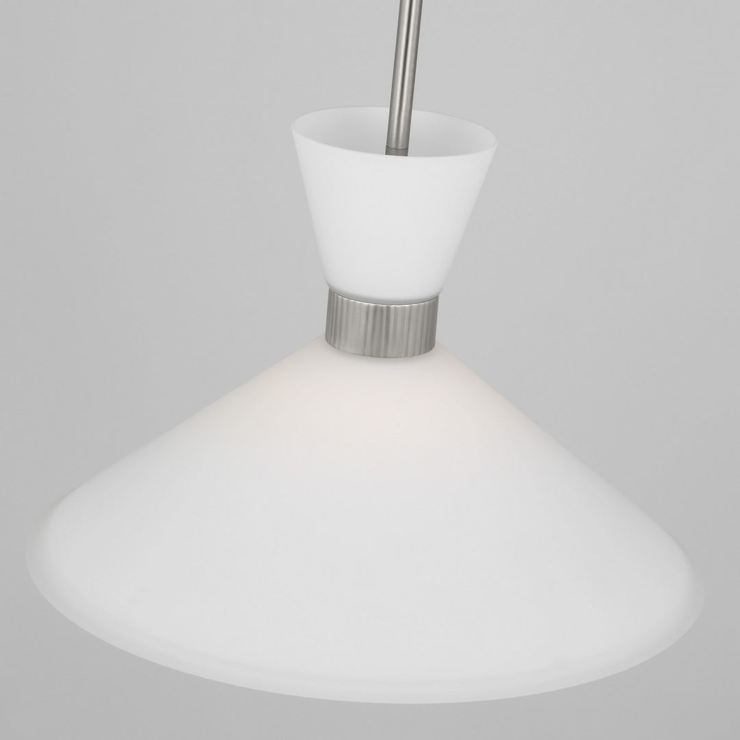 Visual Comfort Studio Canada - DJP1091BS - One Light Pendant - Belcarra - Brushed Steel