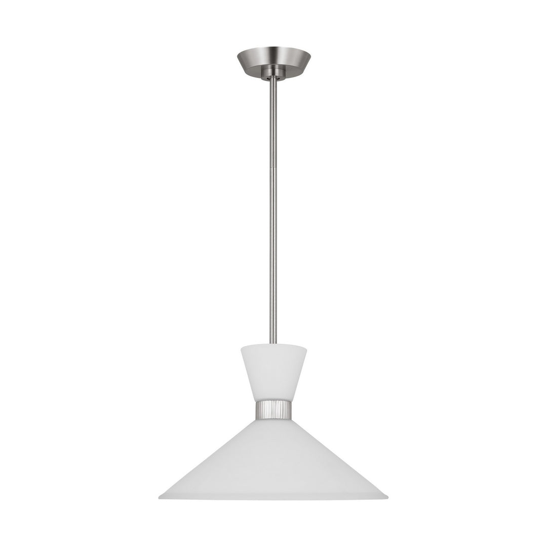Visual Comfort Studio Canada - DJP1091BS - One Light Pendant - Belcarra - Brushed Steel