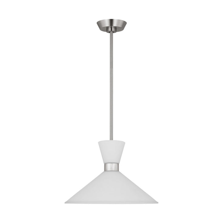 Visual Comfort Studio Canada - DJP1091BS - One Light Pendant - Belcarra - Brushed Steel