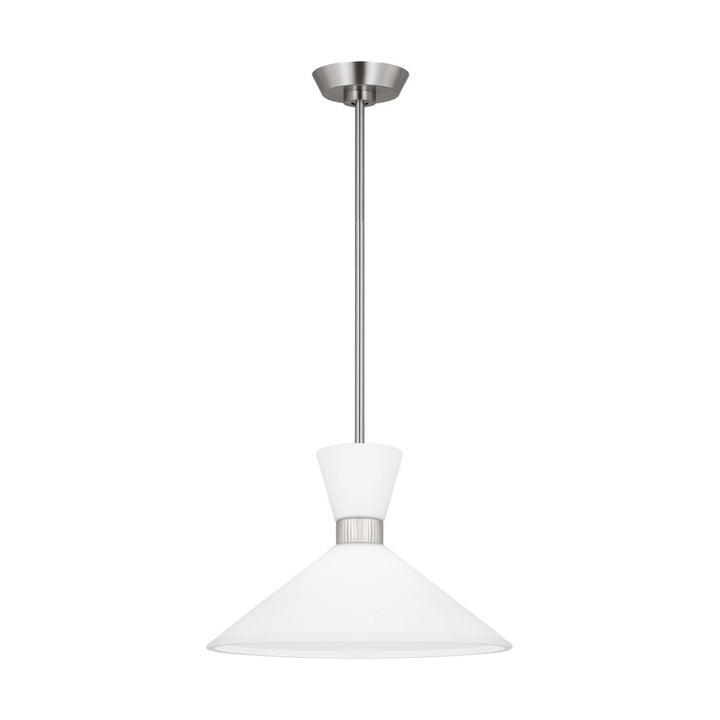 Visual Comfort Studio Canada - DJP1091BS - One Light Pendant - Belcarra - Brushed Steel