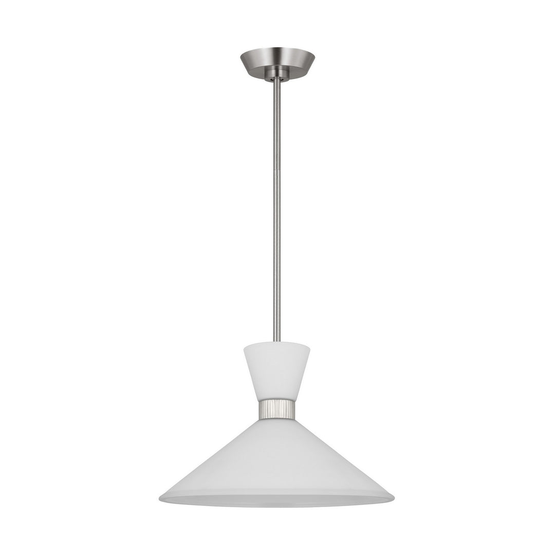 Visual Comfort Studio Canada - DJP1091BS - One Light Pendant - Belcarra - Brushed Steel