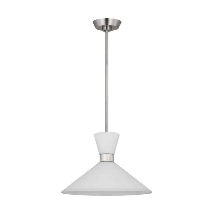 Visual Comfort Studio Canada - DJP1091BS - One Light Pendant - Belcarra - Brushed Steel