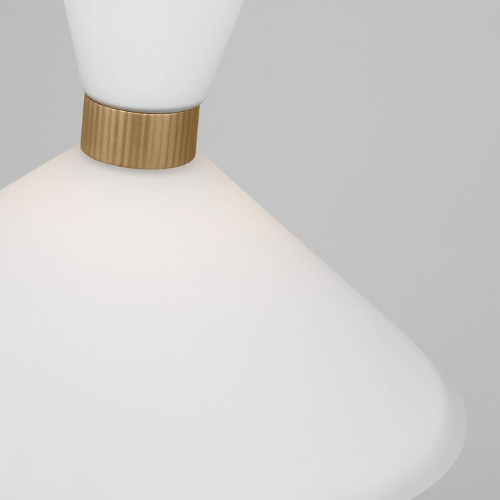 Visual Comfort Studio Canada - DJP1091SB - One Light Pendant - Belcarra - Satin Brass