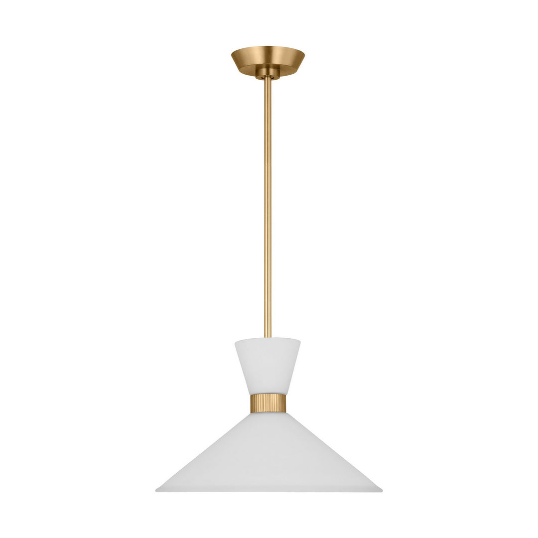 Visual Comfort Studio Canada - DJP1091SB - One Light Pendant - Belcarra - Satin Brass