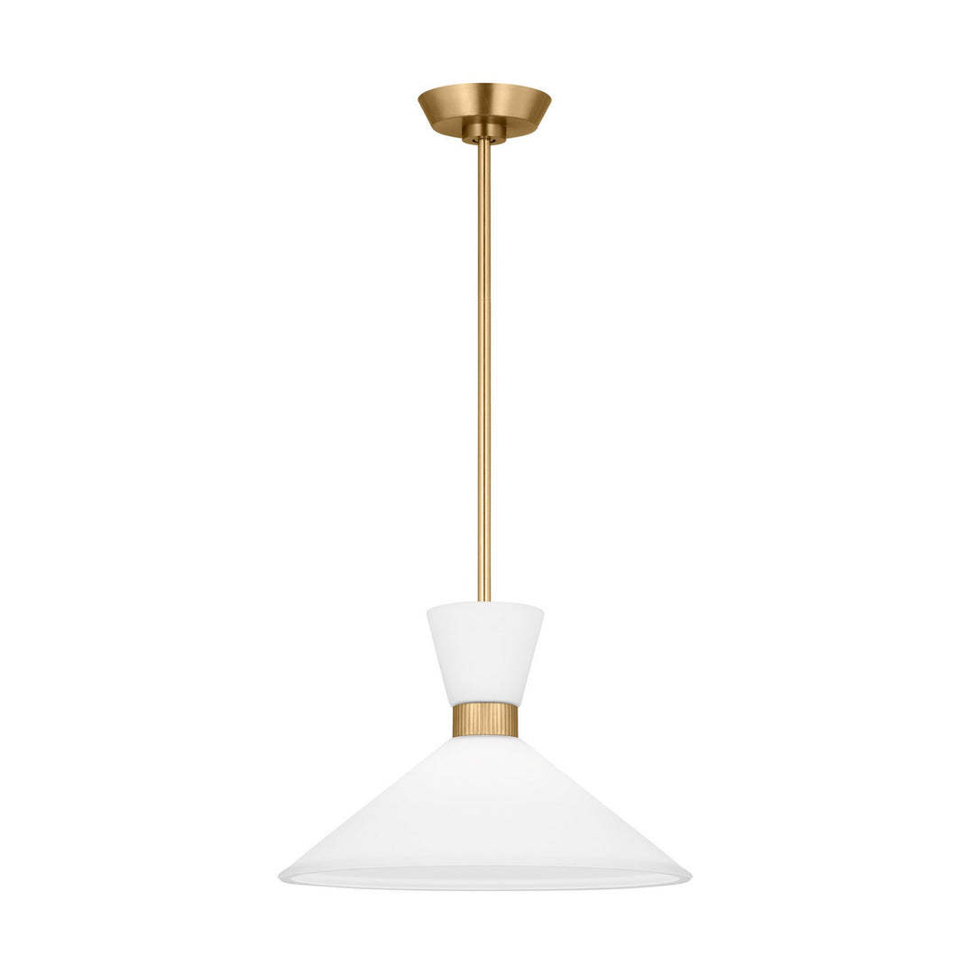 Visual Comfort Studio Canada - DJP1091SB - One Light Pendant - Belcarra - Satin Brass