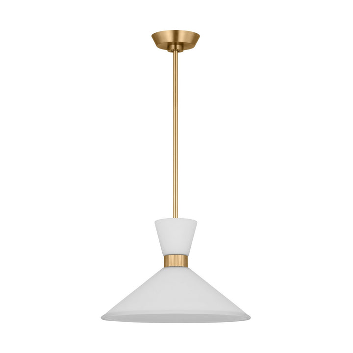 Visual Comfort Studio Canada - DJP1091SB - One Light Pendant - Belcarra - Satin Brass