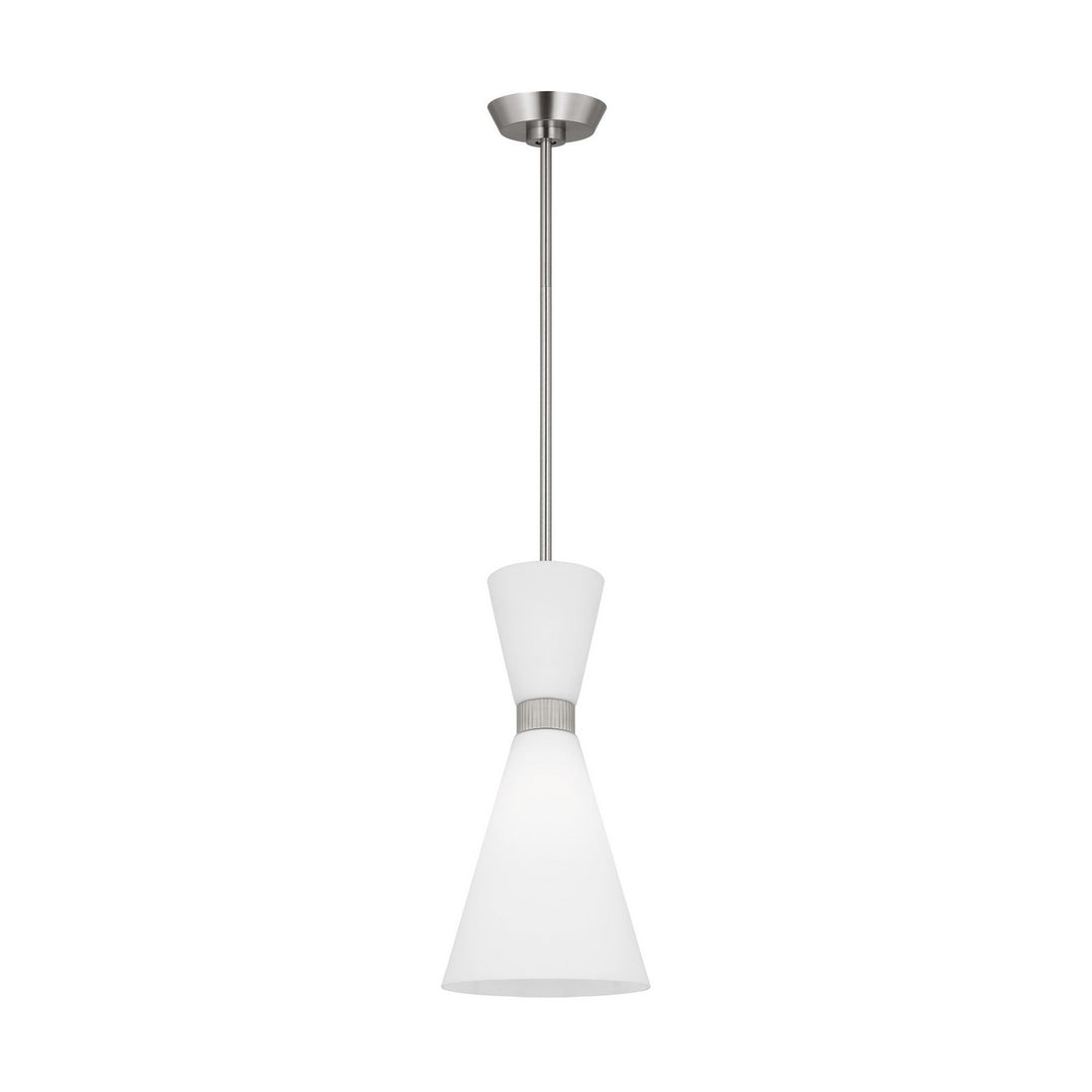 Visual Comfort Studio Canada - DJP1101BS - One Light Pendant - Belcarra - Brushed Steel