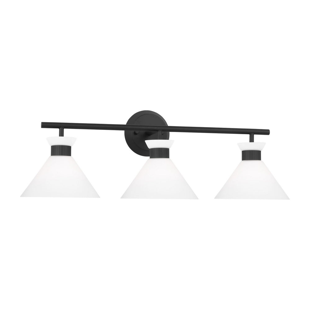 Visual Comfort Studio Canada - DJV1013MBK - Three Light Bath - Belcarra - Midnight Black