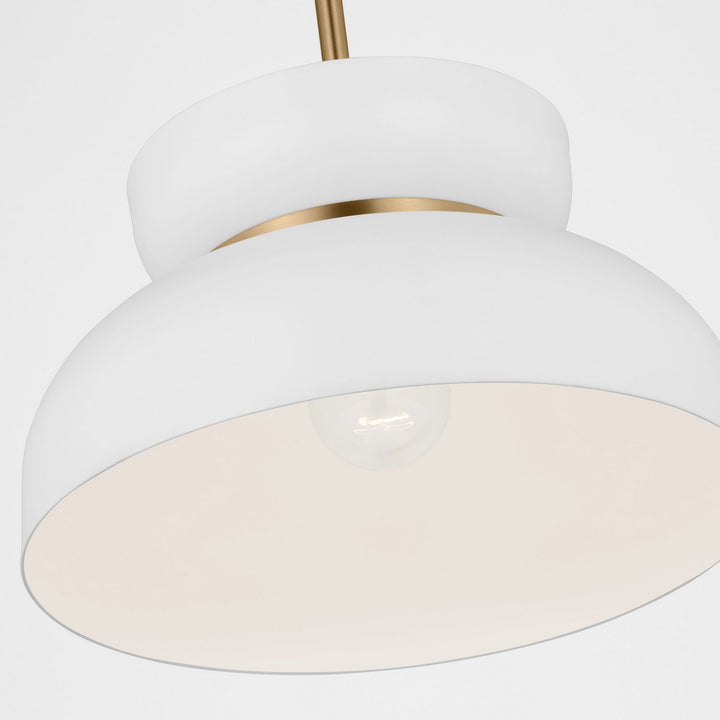 Visual Comfort Studio Canada - DJP1111SBMWT - One Light Pendant - Pemberton - Matte White