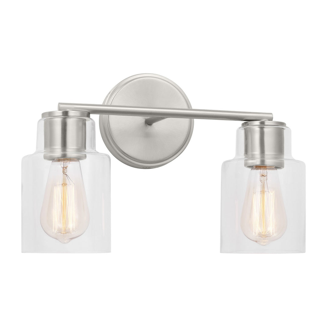 Visual Comfort Studio Canada - DJV1002BS - Two Light Bath - Sayward - Brushed Steel