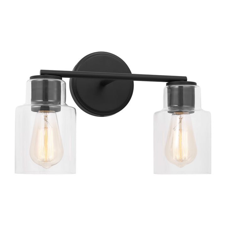 Visual Comfort Studio Canada - DJV1002MBK - Two Light Bath - Sayward - Midnight Black