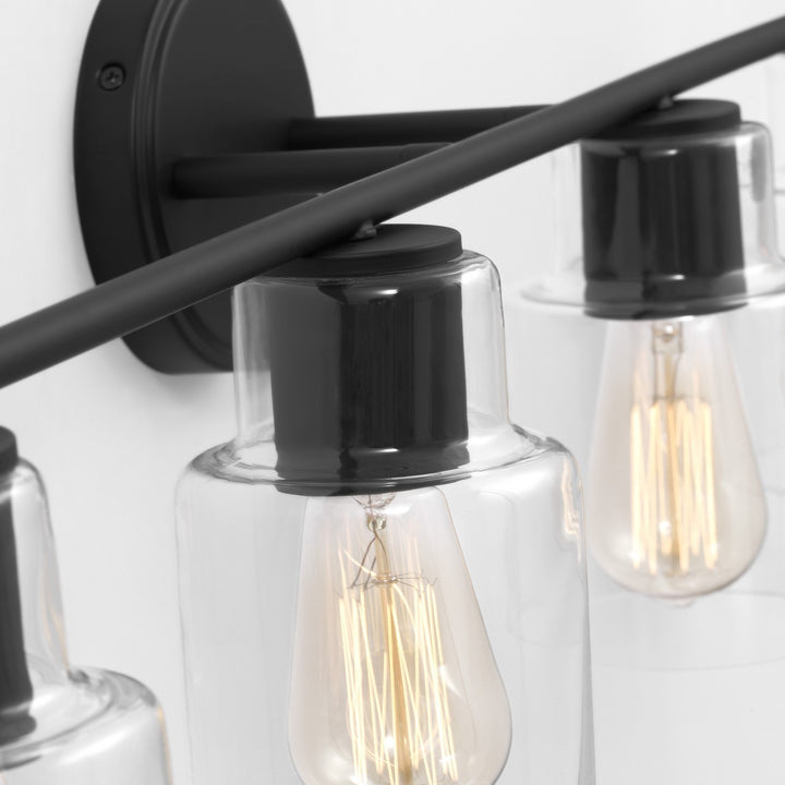 Visual Comfort Studio Canada - DJV1004MBK - Four Light Bath - Sayward - Midnight Black