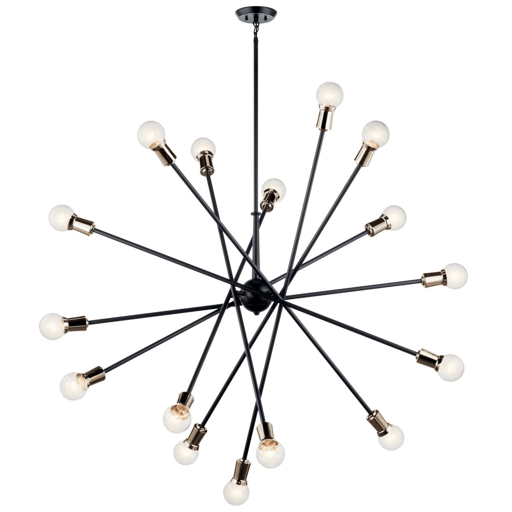 Kichler Canada - 52537BK - 16 Light Chandelier - Armstrong - Black