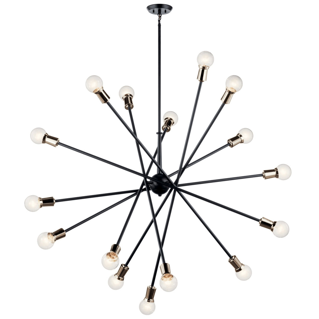 Kichler Canada - 52537BK - 16 Light Chandelier - Armstrong - Black
