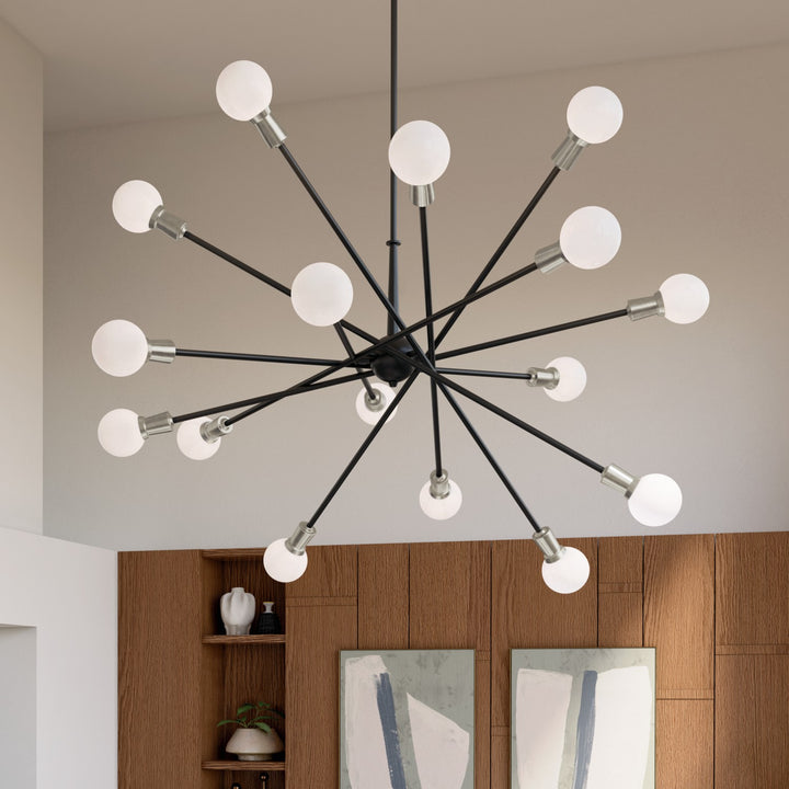 Kichler Canada - 52537BK - 16 Light Chandelier - Armstrong - Black