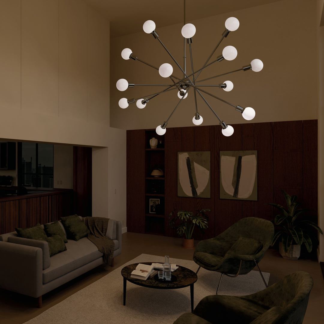 Kichler Canada - 52537CH - 16 Light Chandelier - Armstrong - Chrome