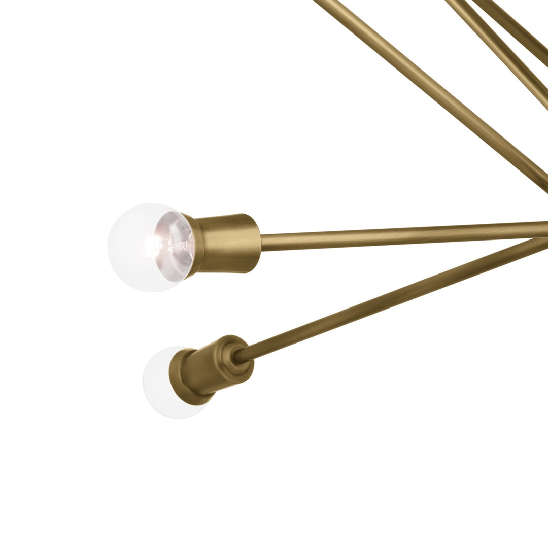 Kichler Canada - 52537NBR - 16 Light Chandelier - Armstrong - Natural Brass