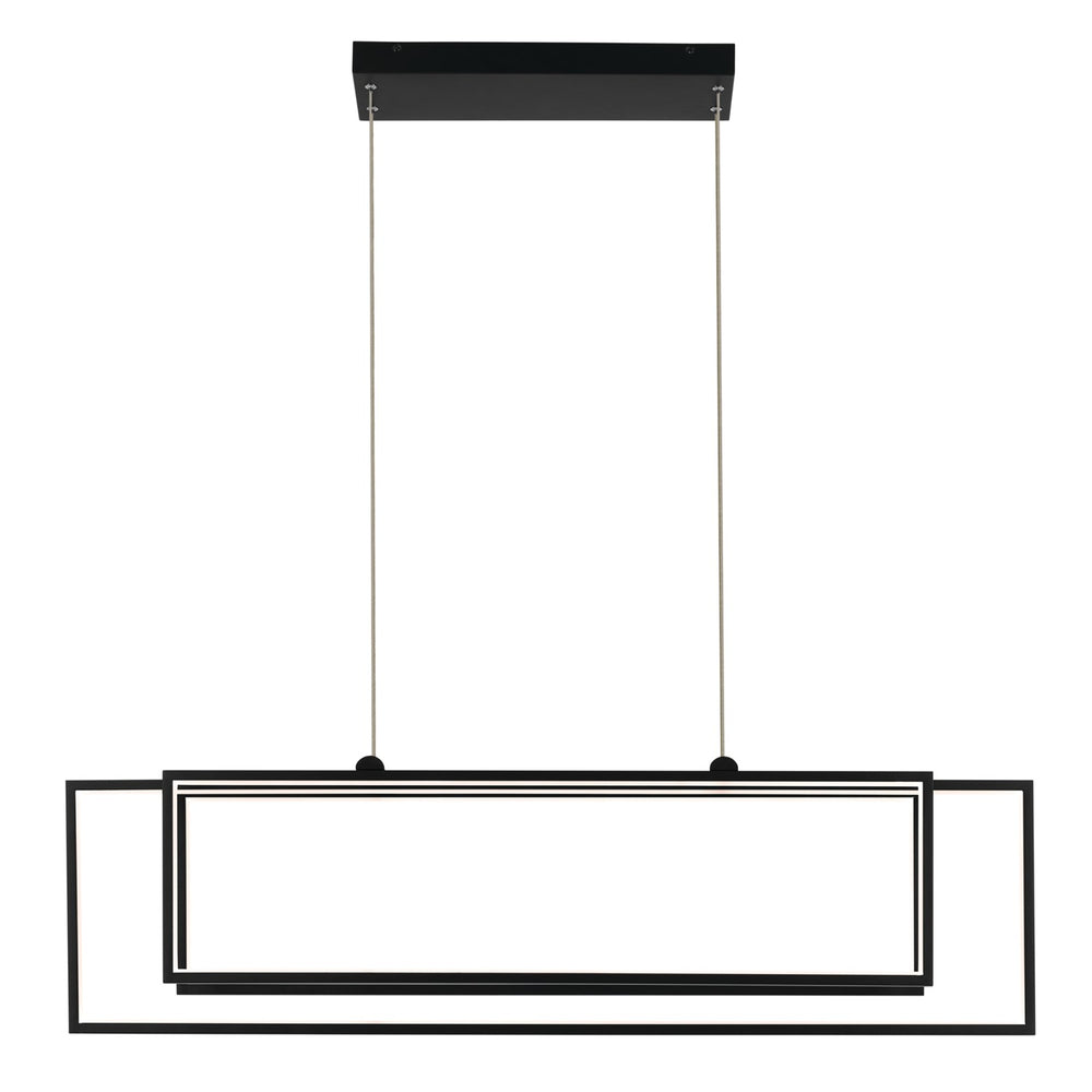 Kichler Canada - 84331MBK - LED Linear Chandelier - Jestin - Matte Black