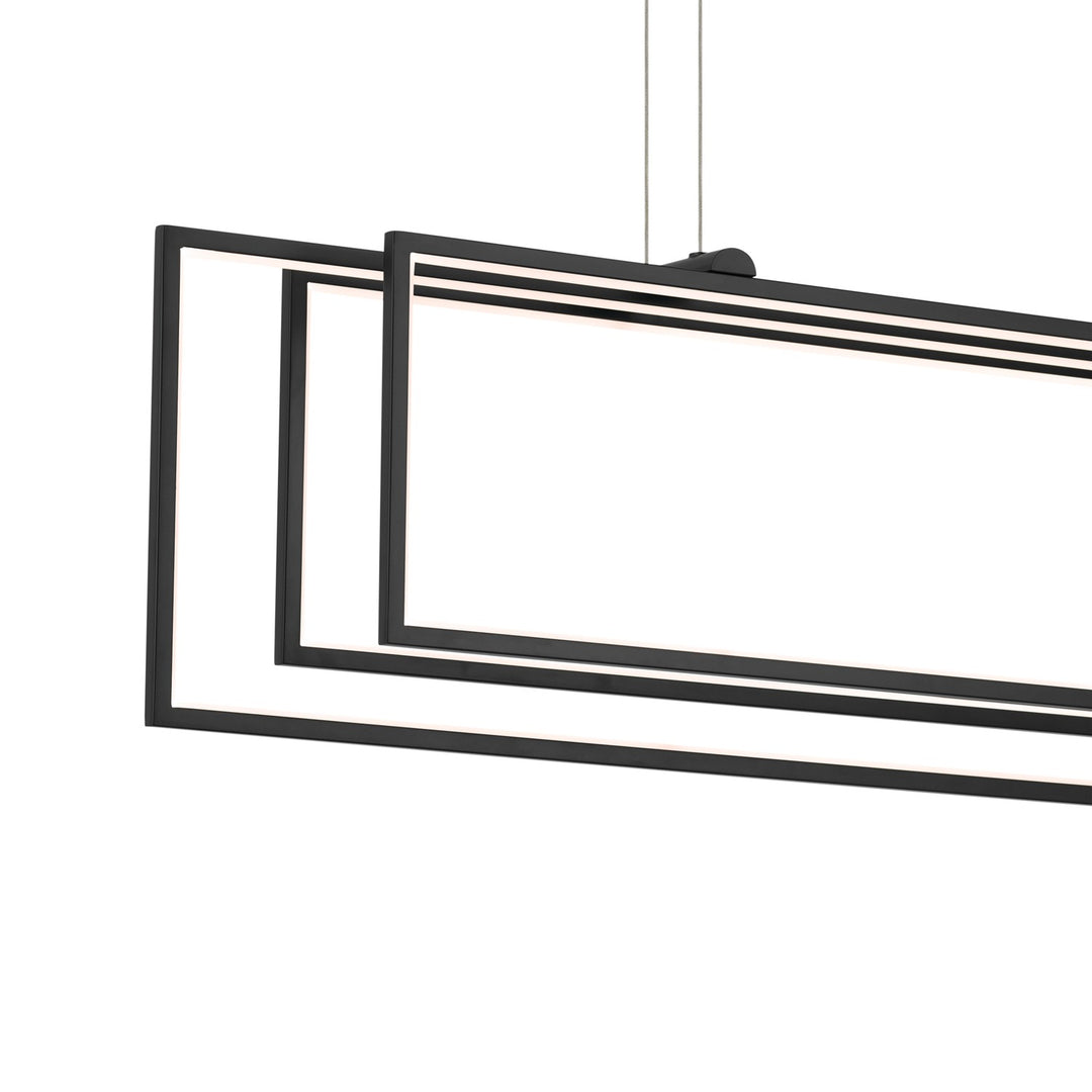 Kichler Canada - 84331MBK - LED Linear Chandelier - Jestin - Matte Black