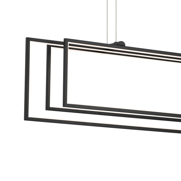 Kichler Canada - 84331MBK - LED Linear Chandelier - Jestin - Matte Black