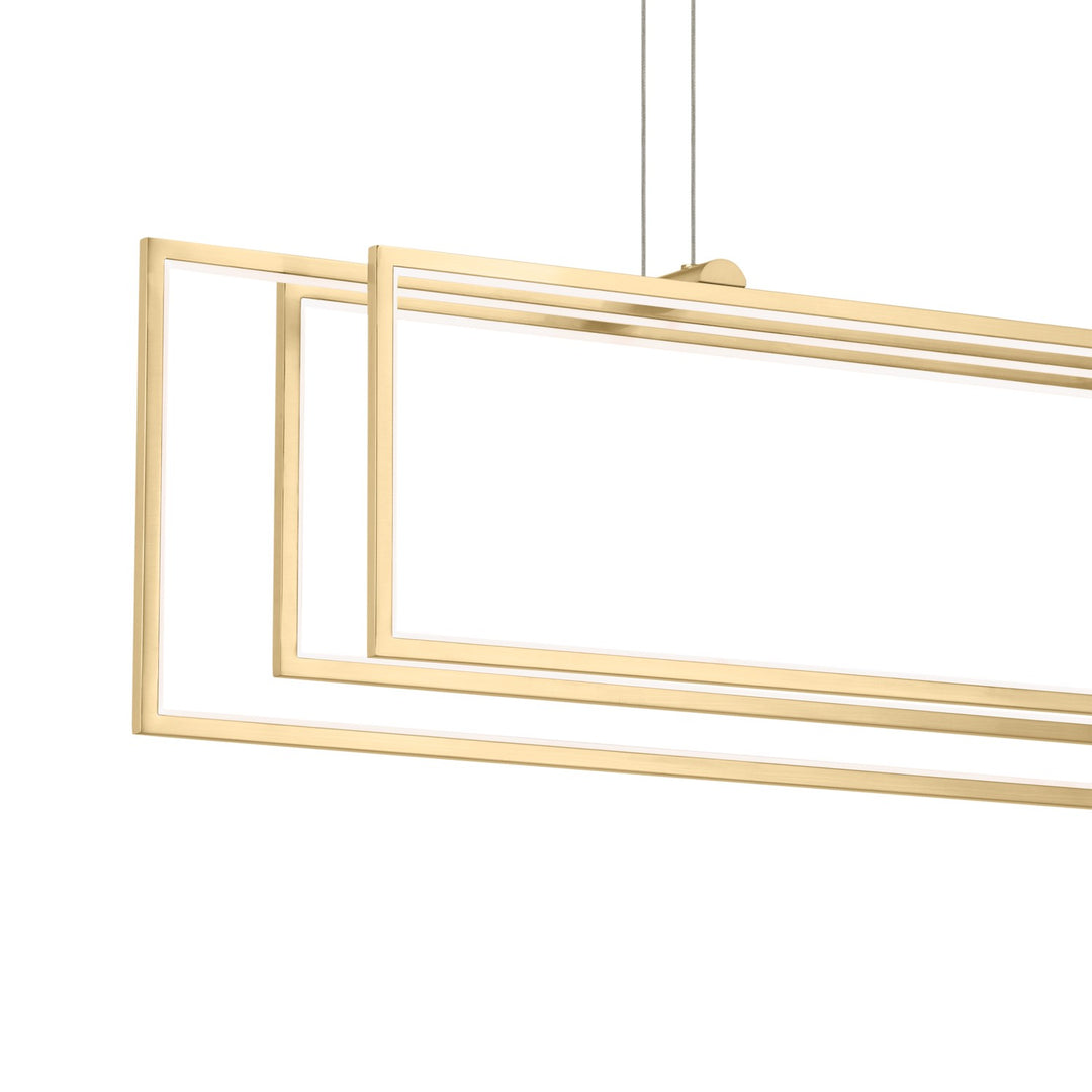 Kichler Canada - 84331CG - LED Linear Chandelier - Jestin - Champagne Gold