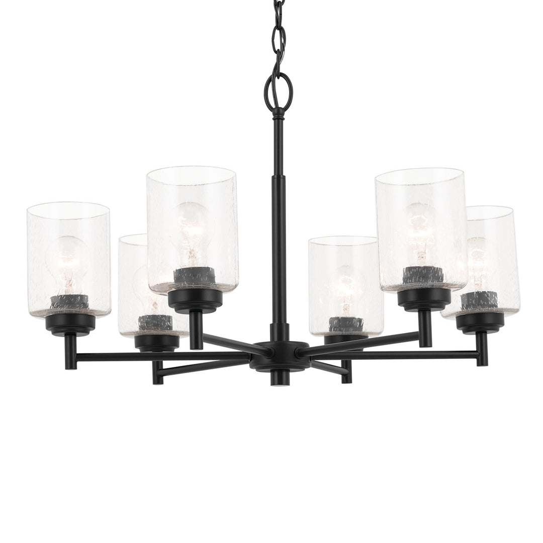 Kichler Canada - 52616BK - Six Light Chandelier - Winslow - Black