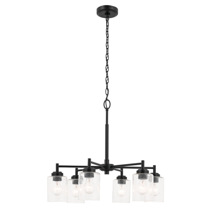 Kichler Canada - 52616BK - Six Light Chandelier - Winslow - Black