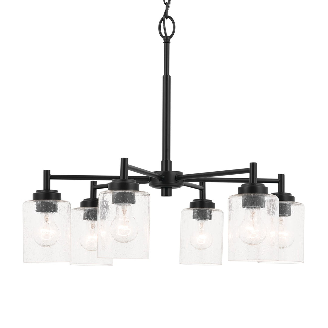 Kichler Canada - 52616BK - Six Light Chandelier - Winslow - Black