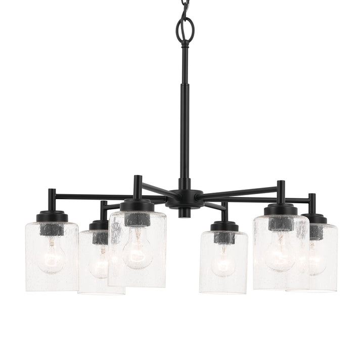 Kichler Canada - 52616BK - Six Light Chandelier - Winslow - Black