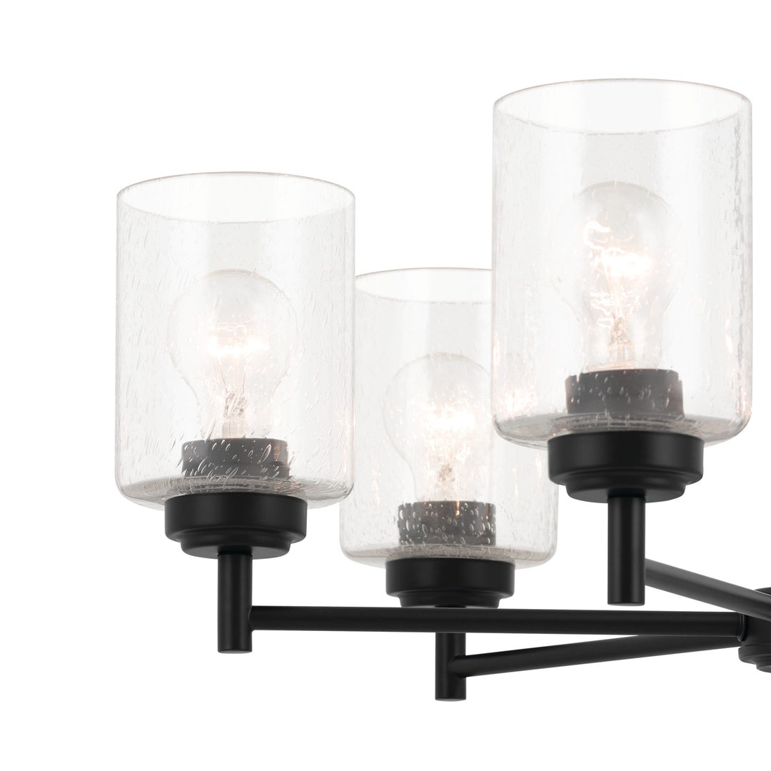 Kichler Canada - 52616BK - Six Light Chandelier - Winslow - Black