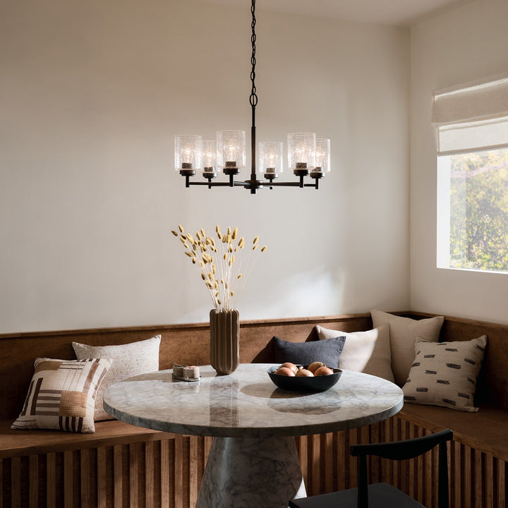 Kichler Canada - 52616BK - Six Light Chandelier - Winslow - Black