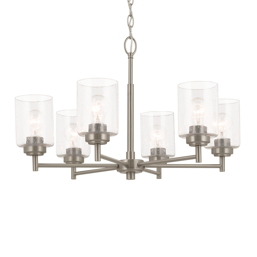 Kichler Canada - 52616NI - Six Light Chandelier - Winslow - Brushed Nickel