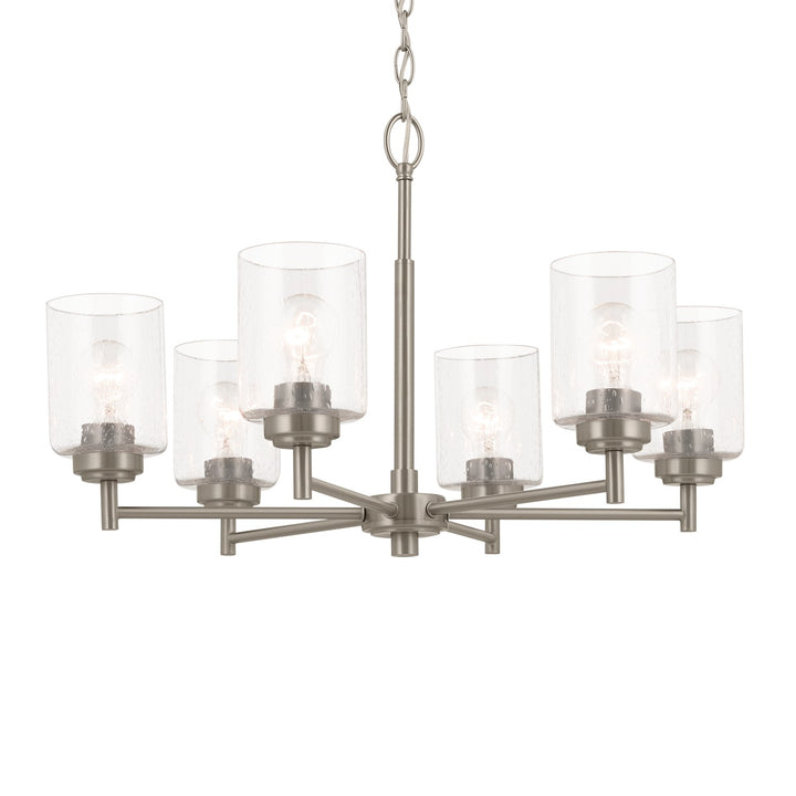 Kichler Canada - 52616NI - Six Light Chandelier - Winslow - Brushed Nickel