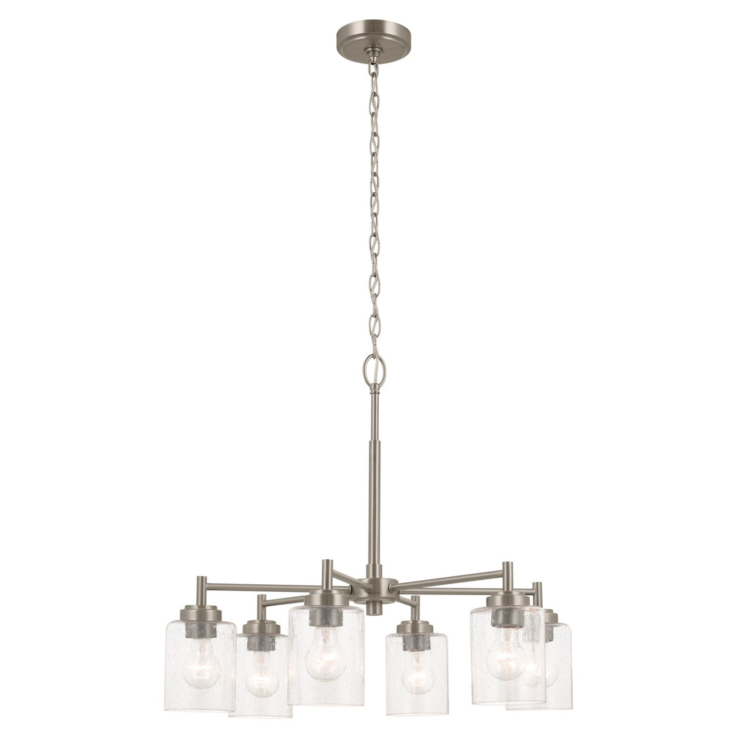 Kichler Canada - 52616NI - Six Light Chandelier - Winslow - Brushed Nickel