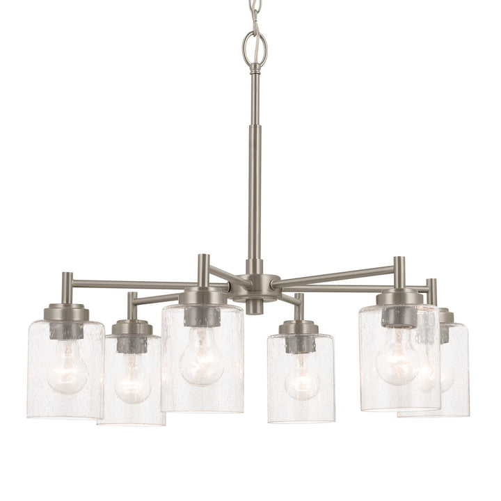 Kichler Canada - 52616NI - Six Light Chandelier - Winslow - Brushed Nickel