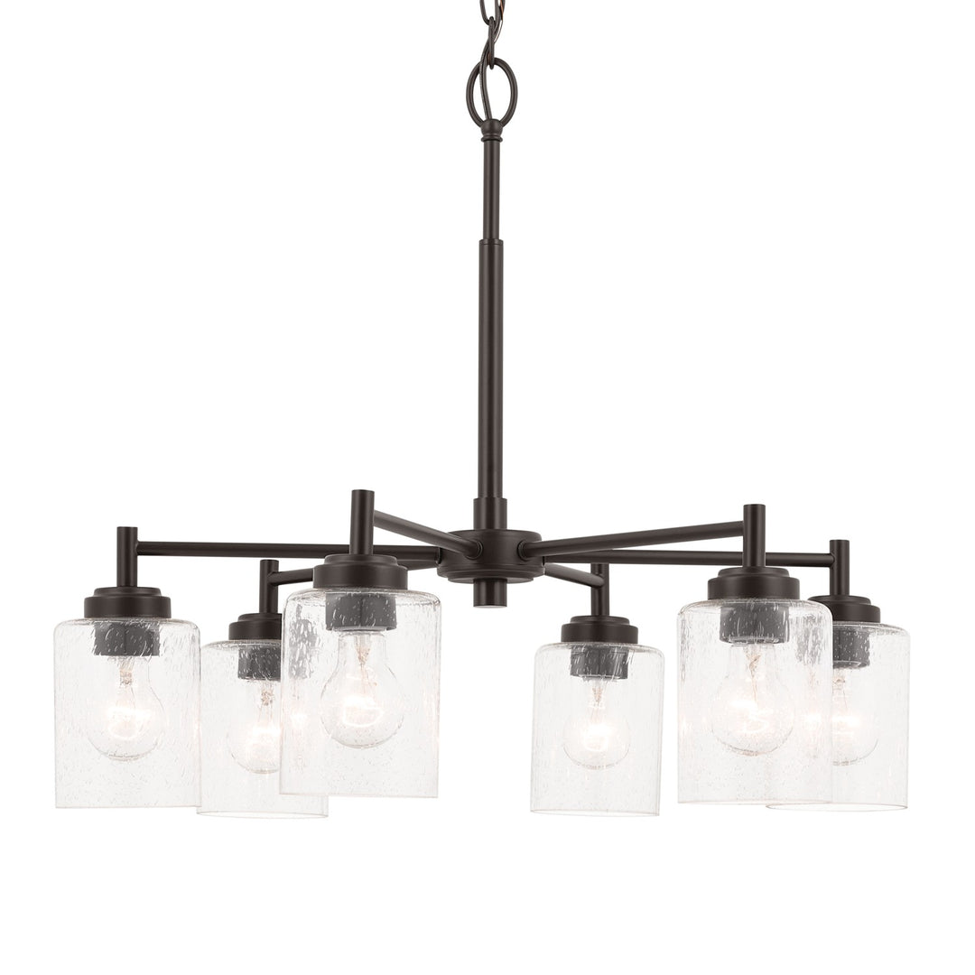 Kichler Canada - 52616OZ - Six Light Chandelier - Winslow - Bronze