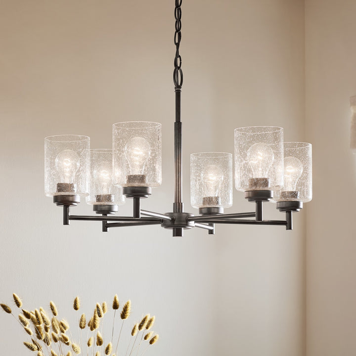 Kichler Canada - 52616OZ - Six Light Chandelier - Winslow - Bronze