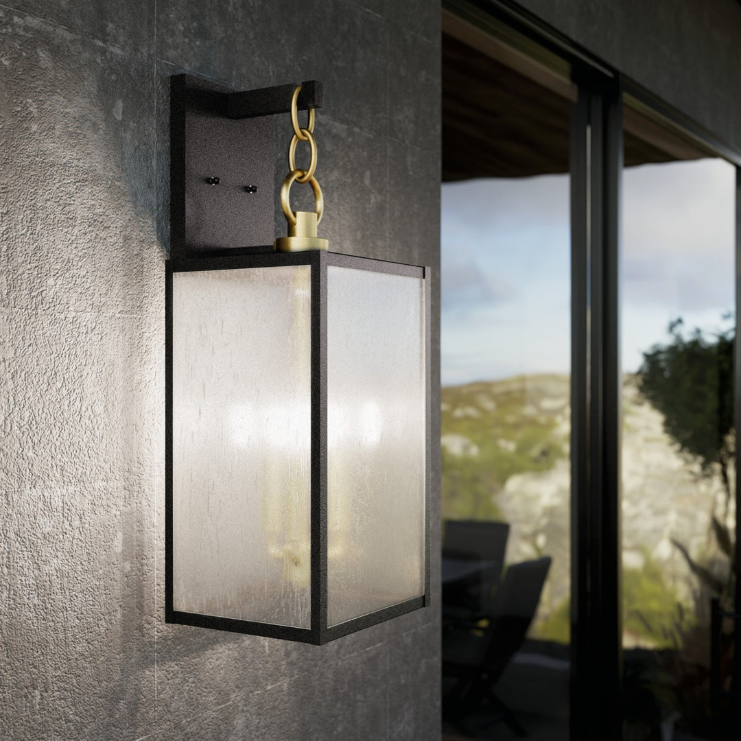 Kichler Canada - 59009WZC - Three Light Outdoor Wall Mount - Lahden - Weathered Zinc