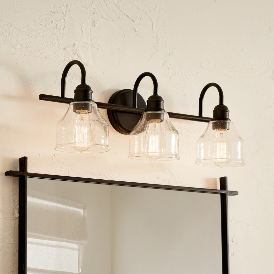 Kichler Canada - 45973BK - Three Light Bath - Avery - Black