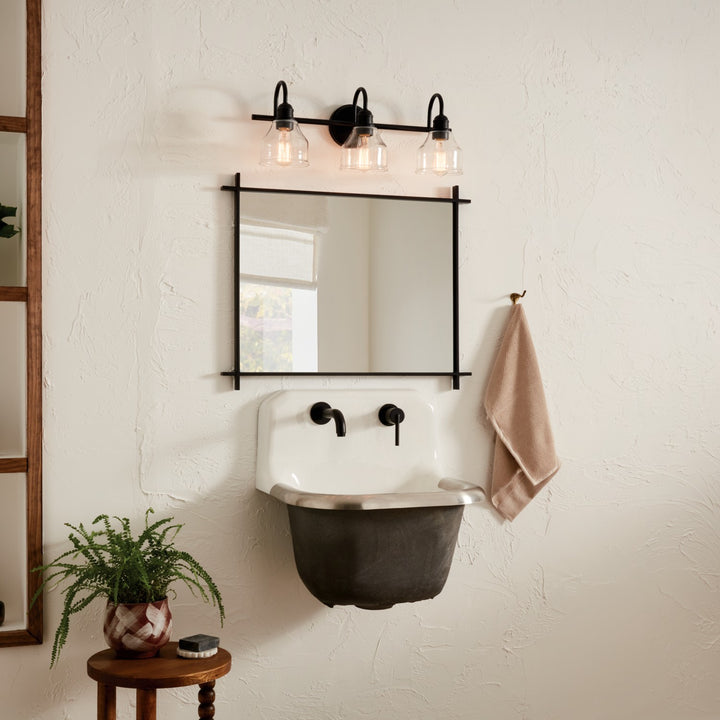 Kichler Canada - 45973BK - Three Light Bath - Avery - Black