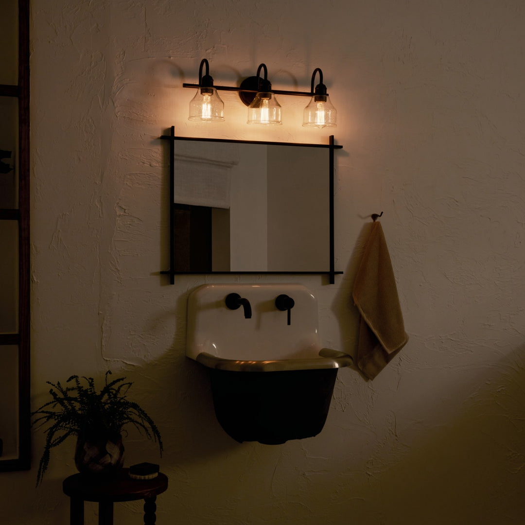 Kichler Canada - 45973BK - Three Light Bath - Avery - Black