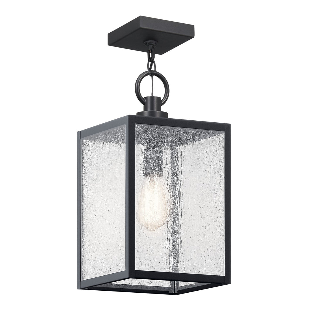 Kichler Canada - 59008BKT - One Light Outdoor Pendant / Semi Flush - Lahden - Black Textured