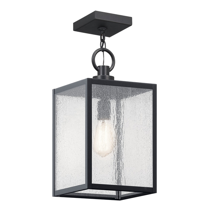 Kichler Canada - 59008BKT - One Light Outdoor Pendant / Semi Flush - Lahden - Black Textured