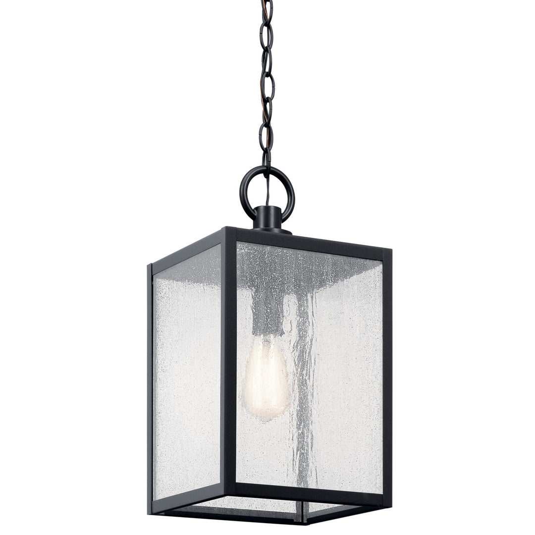 Kichler Canada - 59008BKT - One Light Outdoor Pendant / Semi Flush - Lahden - Black Textured