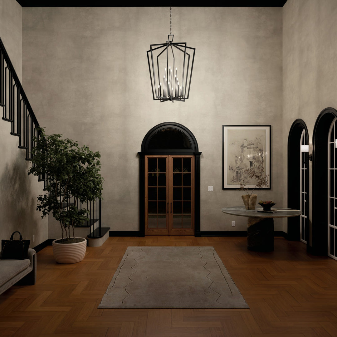 Kichler Canada - 43499BK - 16 Light Foyer Pendant - Abbotswell - Black