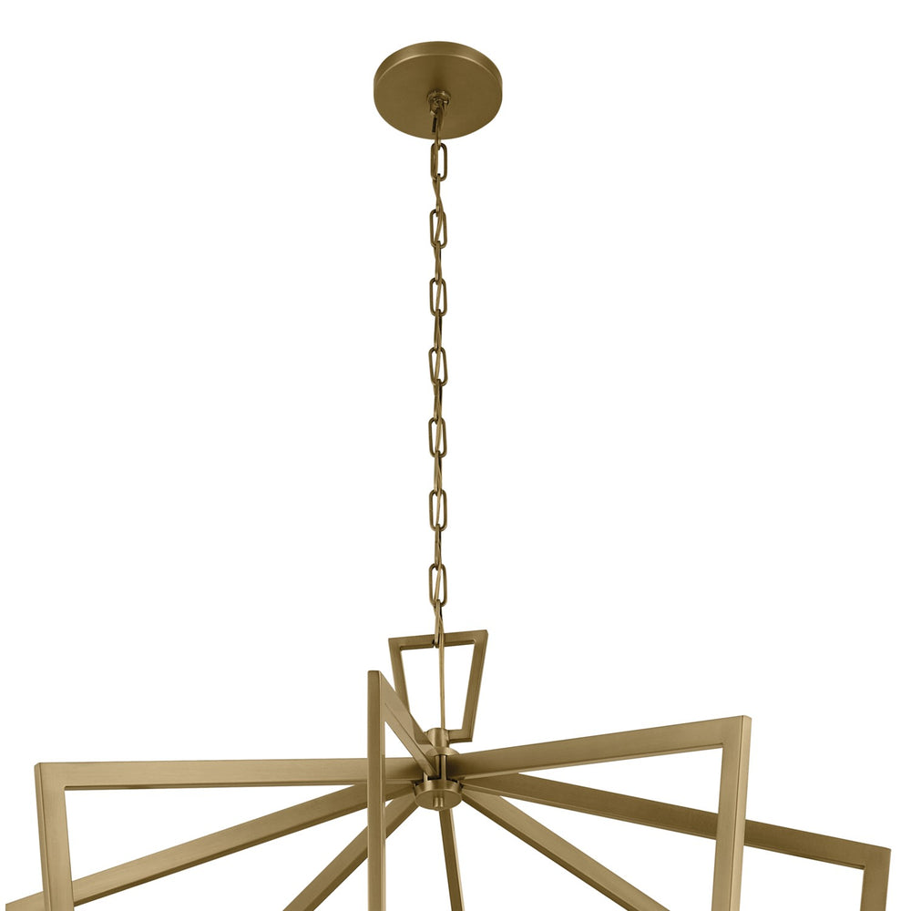 Kichler Canada - 43499NBR - 16 Light Foyer Pendant - Abbotswell - Natural Brass